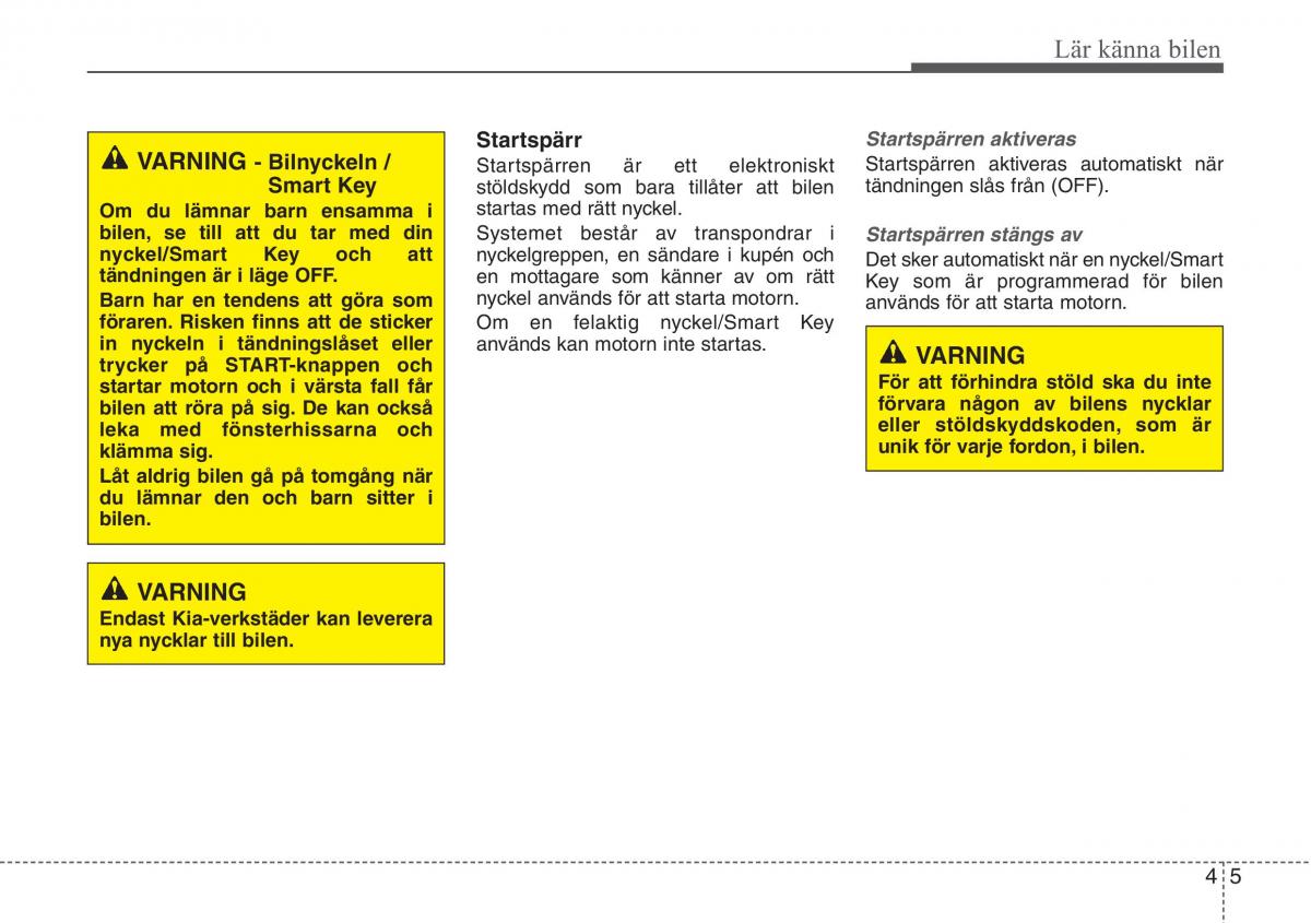 KIA Sportage IV instruktionsbok / page 95