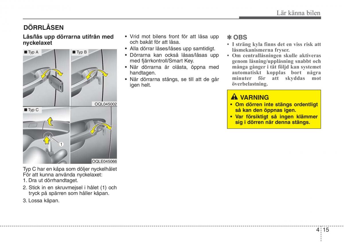 KIA Sportage IV instruktionsbok / page 105