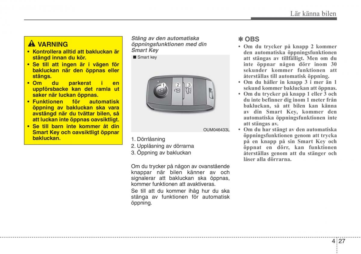 KIA Sportage IV instruktionsbok / page 117