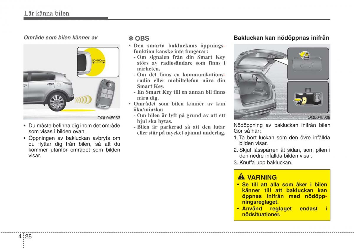 KIA Sportage IV instruktionsbok / page 118