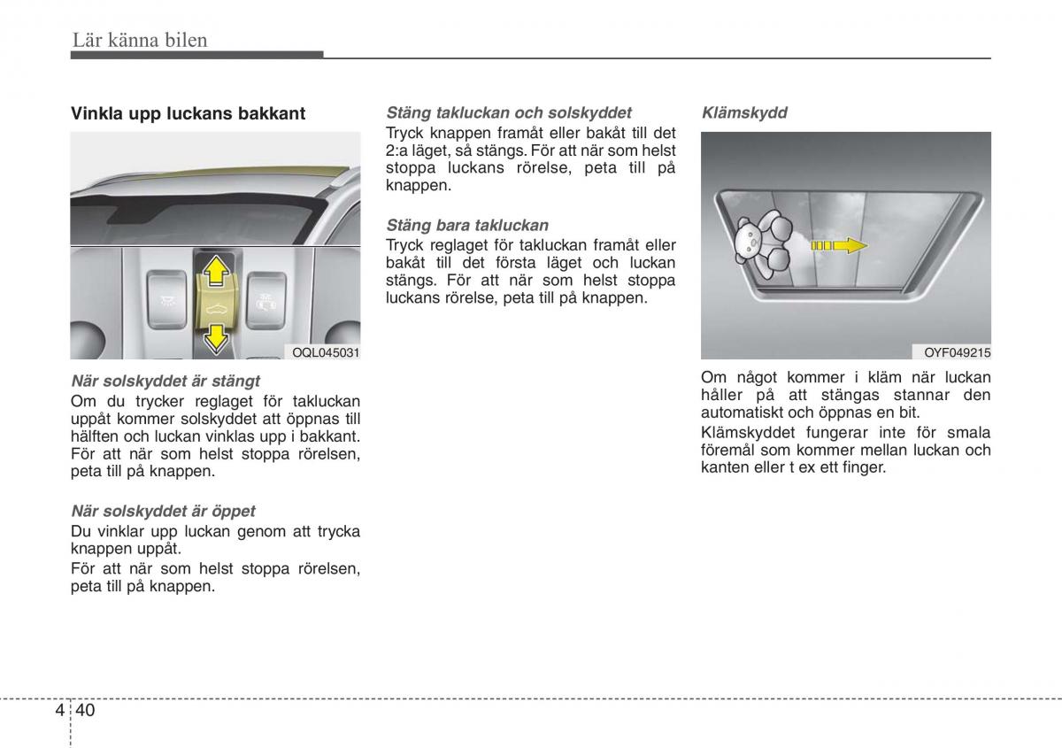 KIA Sportage IV instruktionsbok / page 130