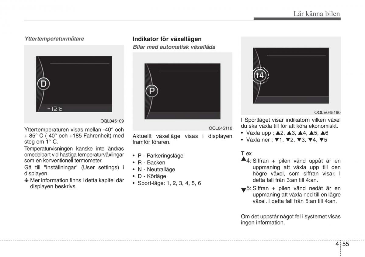 KIA Sportage IV instruktionsbok / page 145