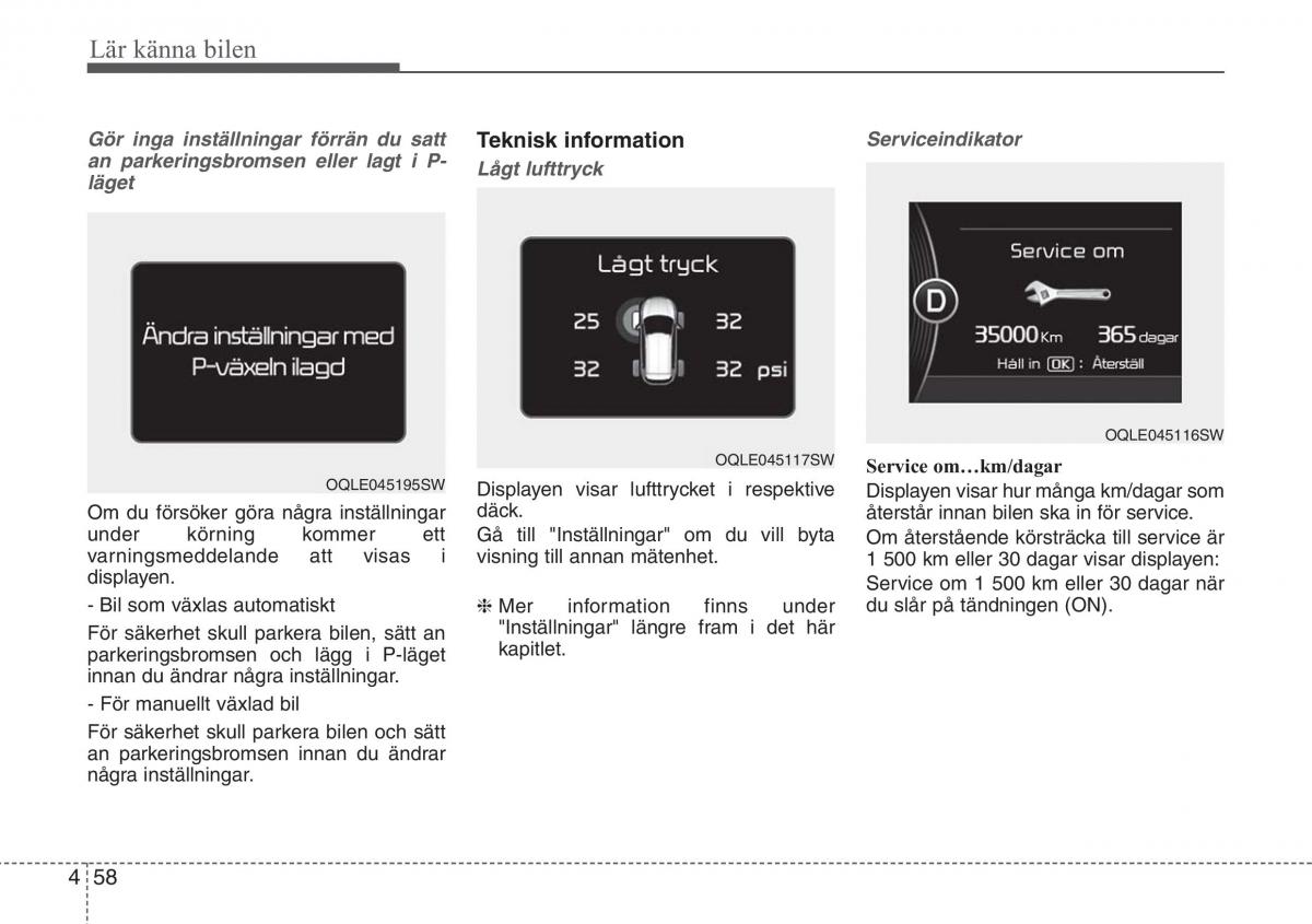 KIA Sportage IV instruktionsbok / page 148