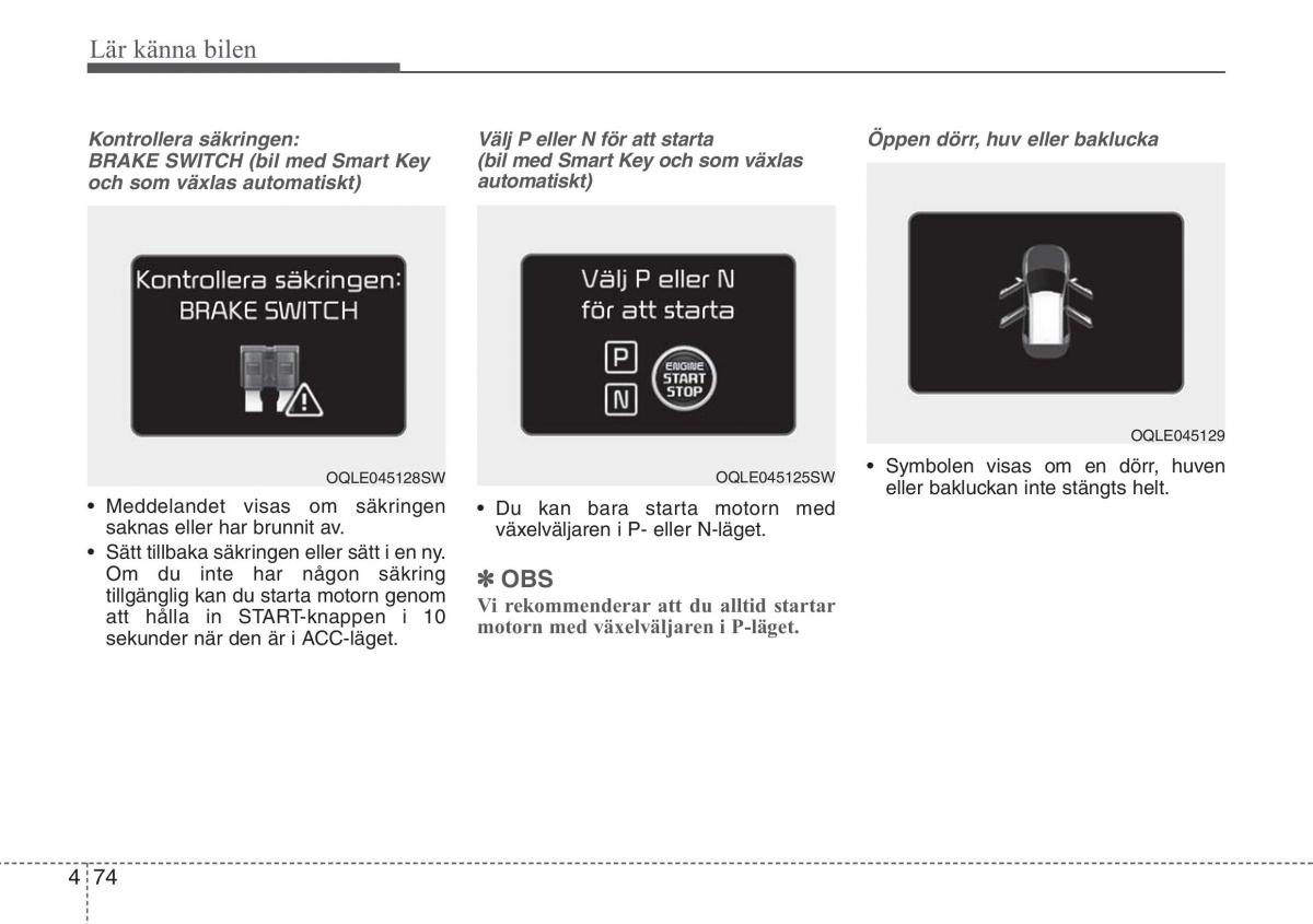 KIA Sportage IV instruktionsbok / page 164