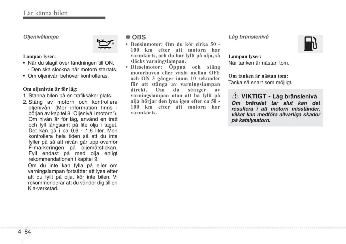 KIA Sportage IV instruktionsbok / page 174