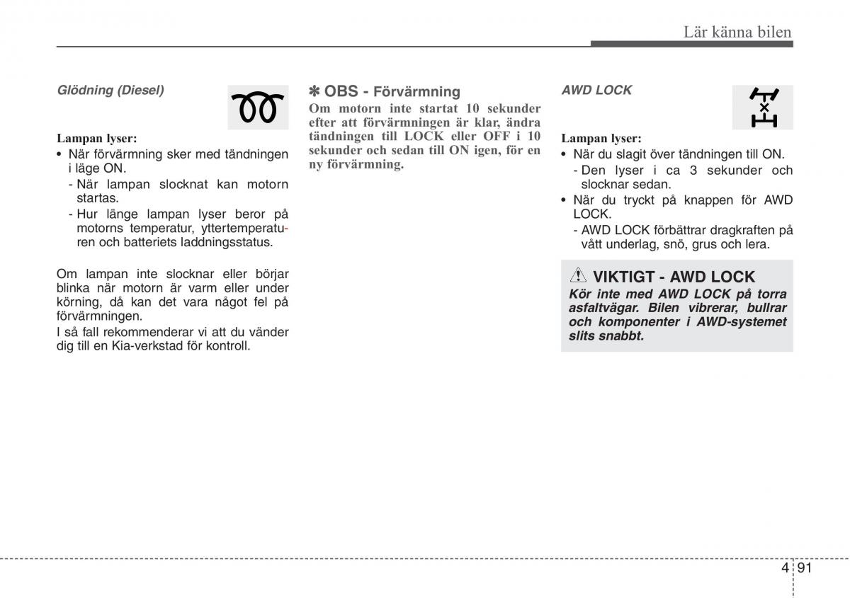 KIA Sportage IV instruktionsbok / page 181