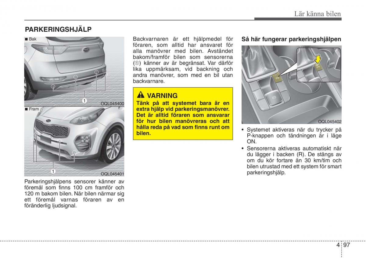 KIA Sportage IV instruktionsbok / page 187