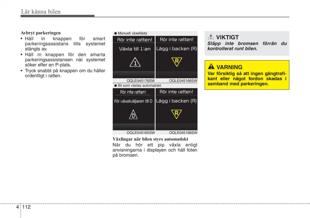 KIA Sportage IV instruktionsbok / page 202