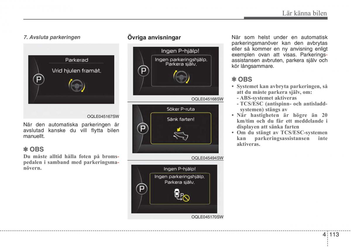 KIA Sportage IV instruktionsbok / page 203