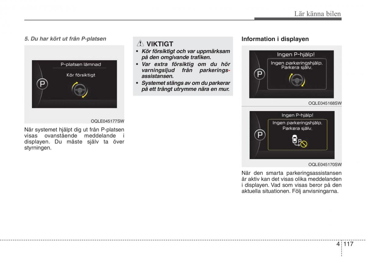 KIA Sportage IV instruktionsbok / page 207