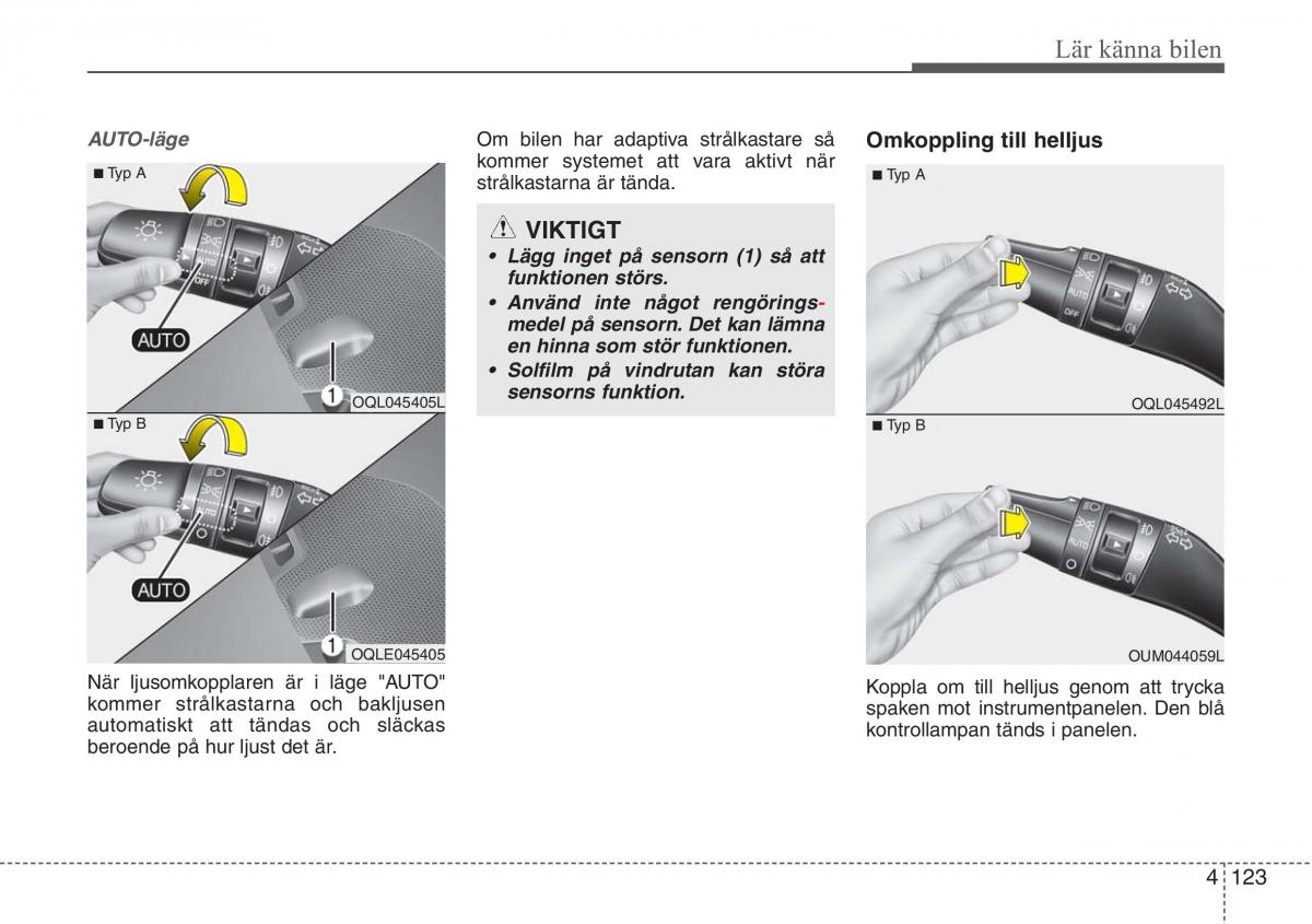 KIA Sportage IV instruktionsbok / page 213