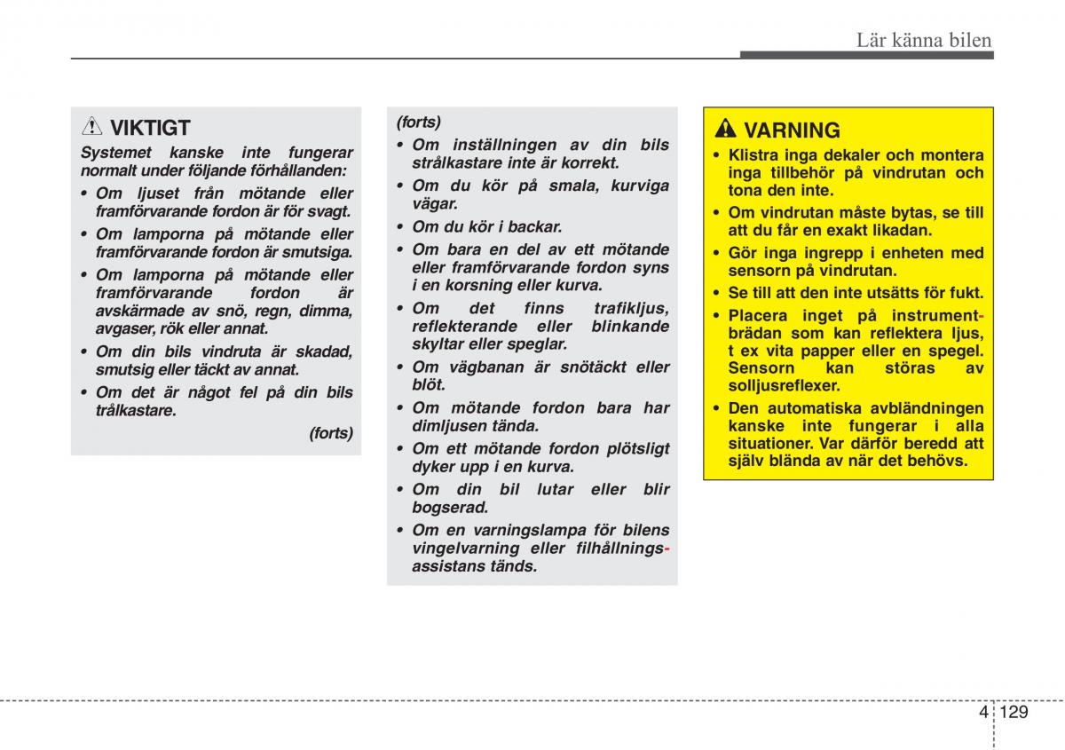 KIA Sportage IV instruktionsbok / page 219