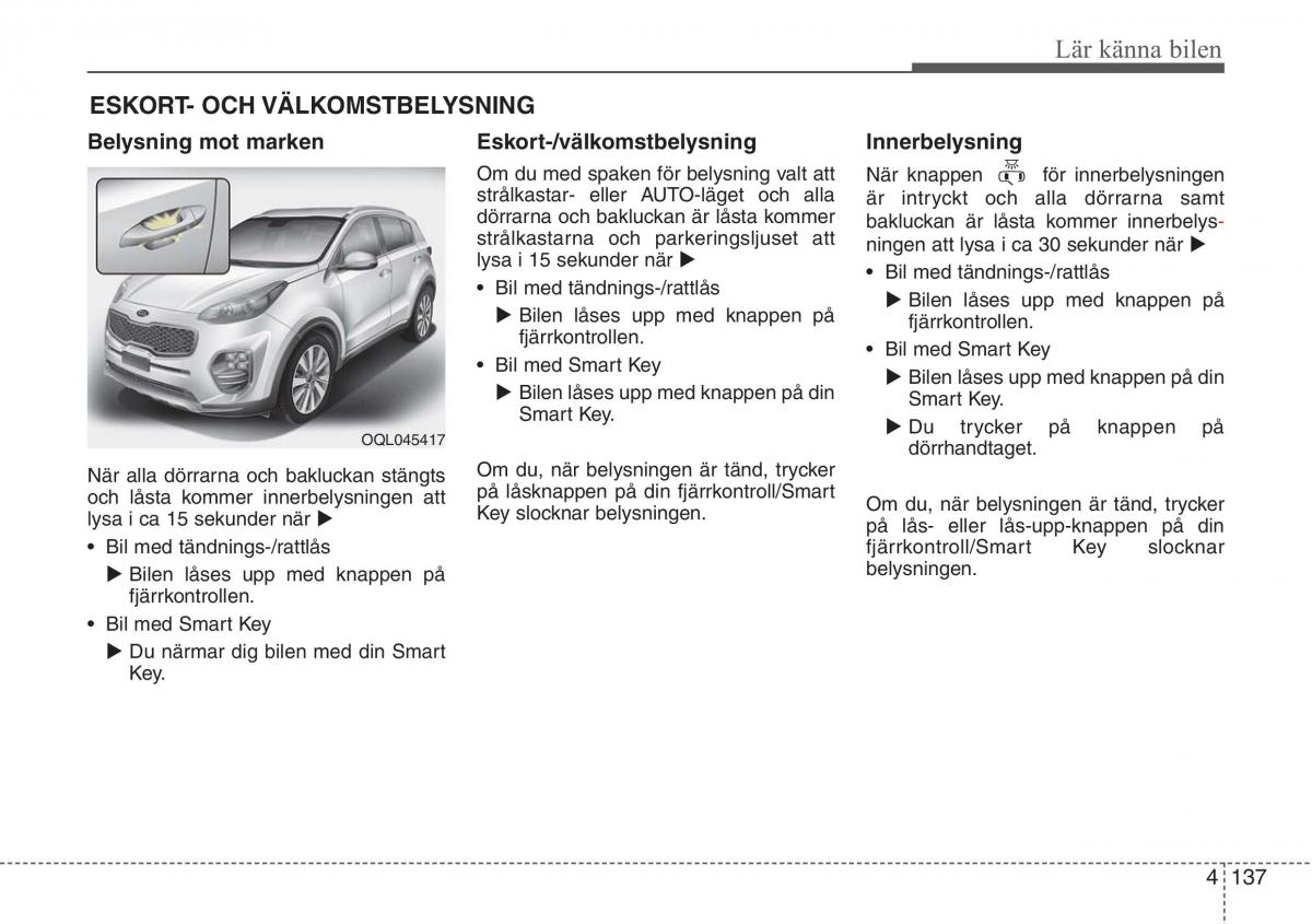 KIA Sportage IV instruktionsbok / page 227