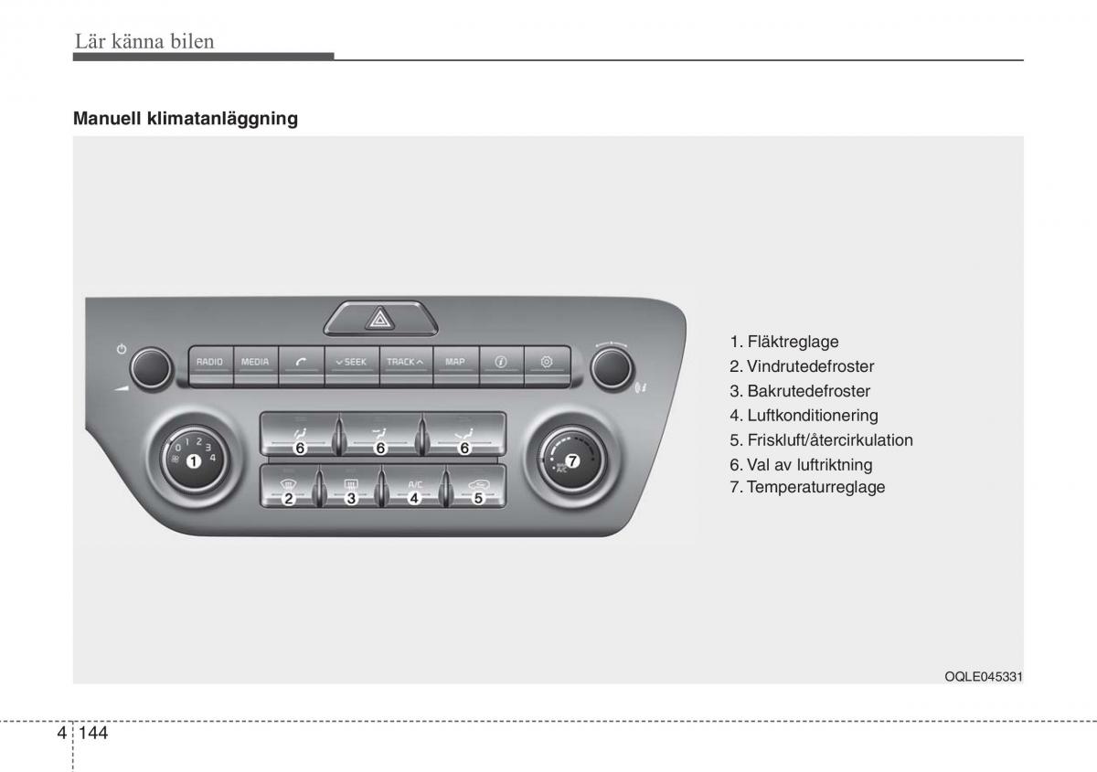 KIA Sportage IV instruktionsbok / page 234