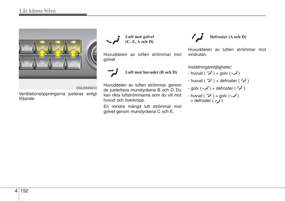 KIA Sportage IV instruktionsbok / page 242