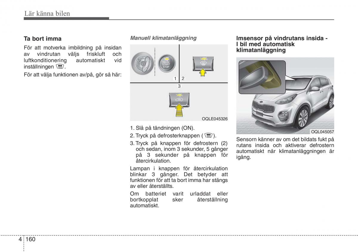 KIA Sportage IV instruktionsbok / page 250