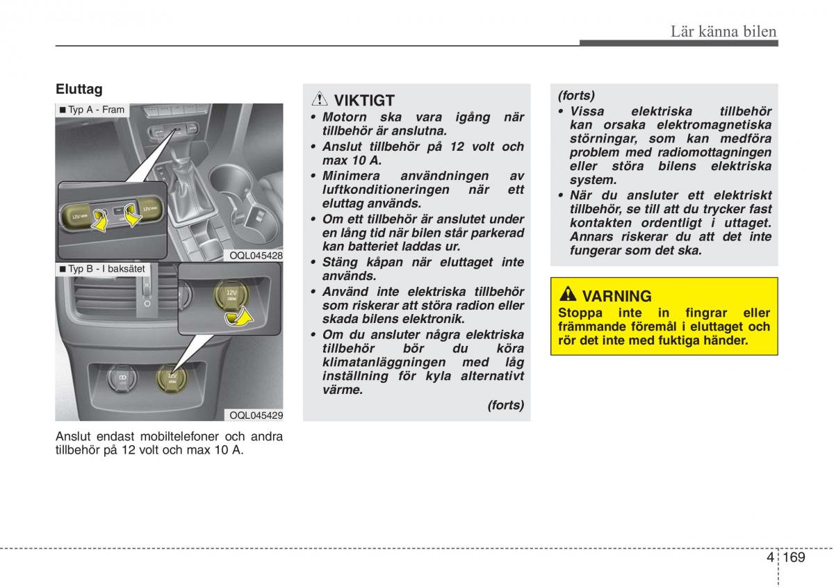 KIA Sportage IV instruktionsbok / page 259