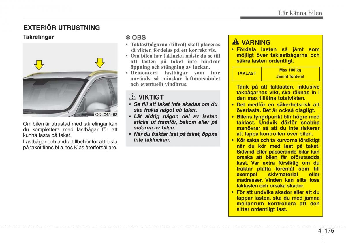 KIA Sportage IV instruktionsbok / page 265