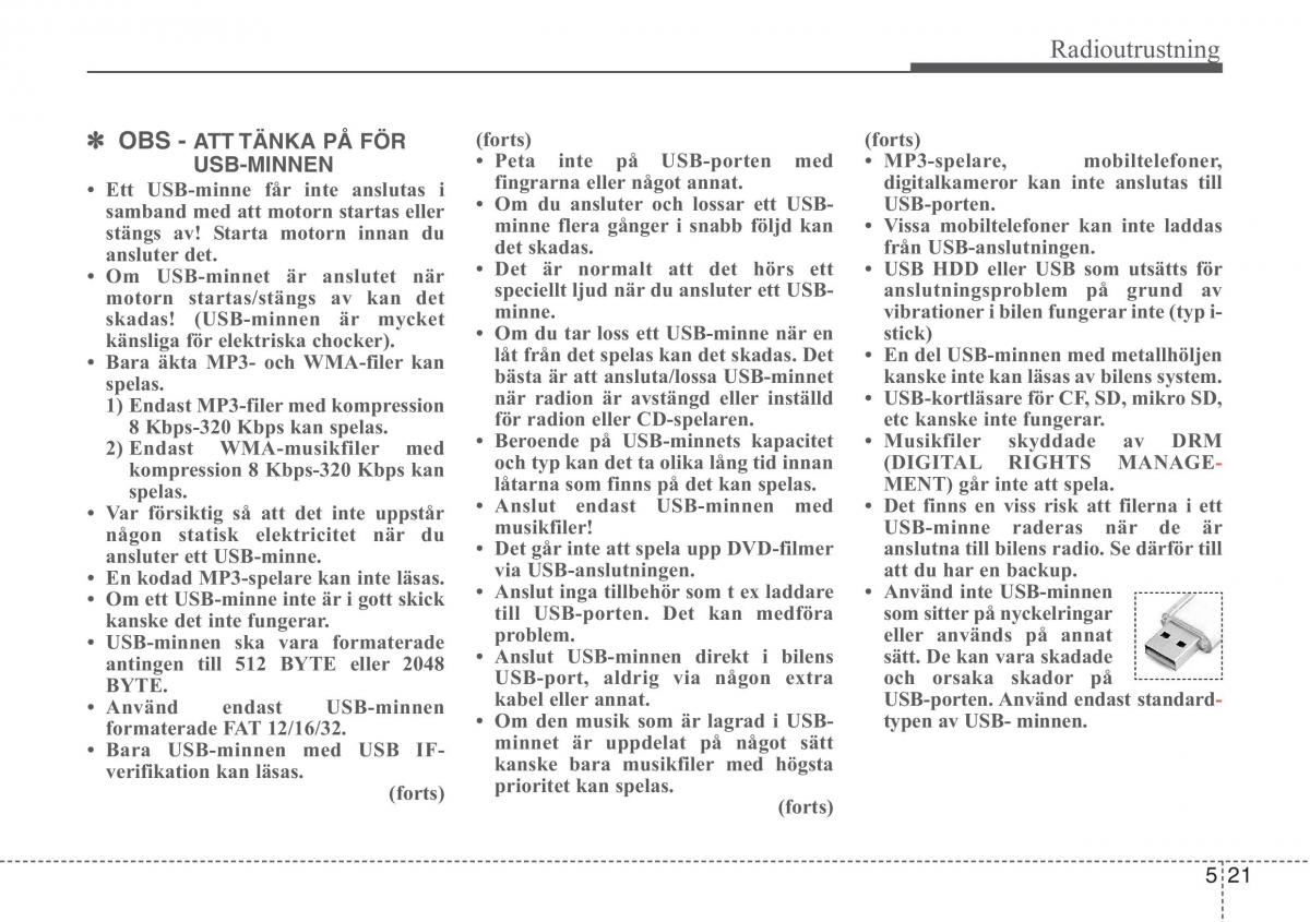 KIA Sportage IV instruktionsbok / page 286