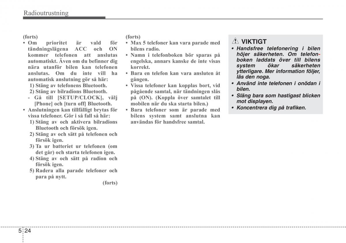 KIA Sportage IV instruktionsbok / page 289