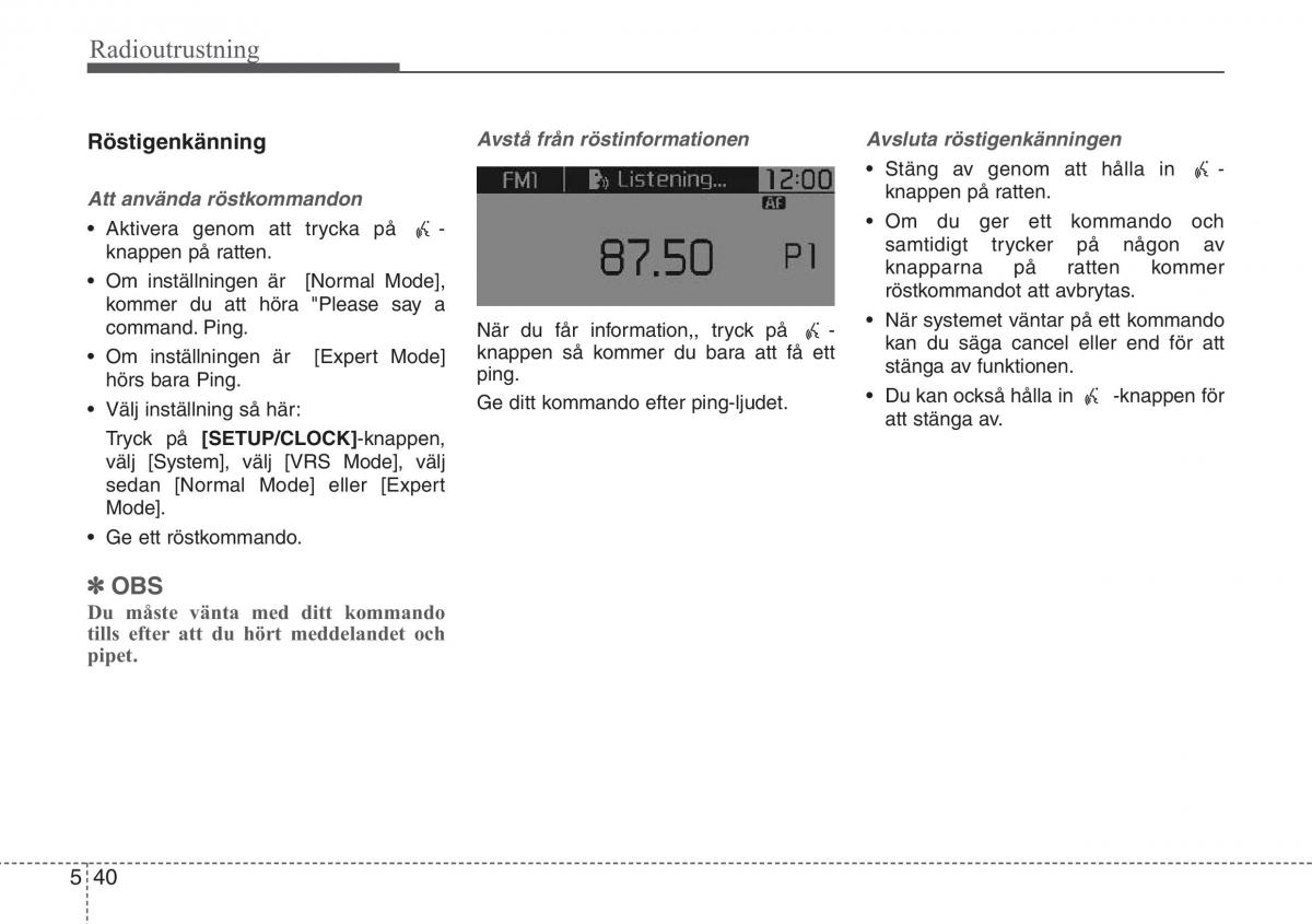 KIA Sportage IV instruktionsbok / page 305