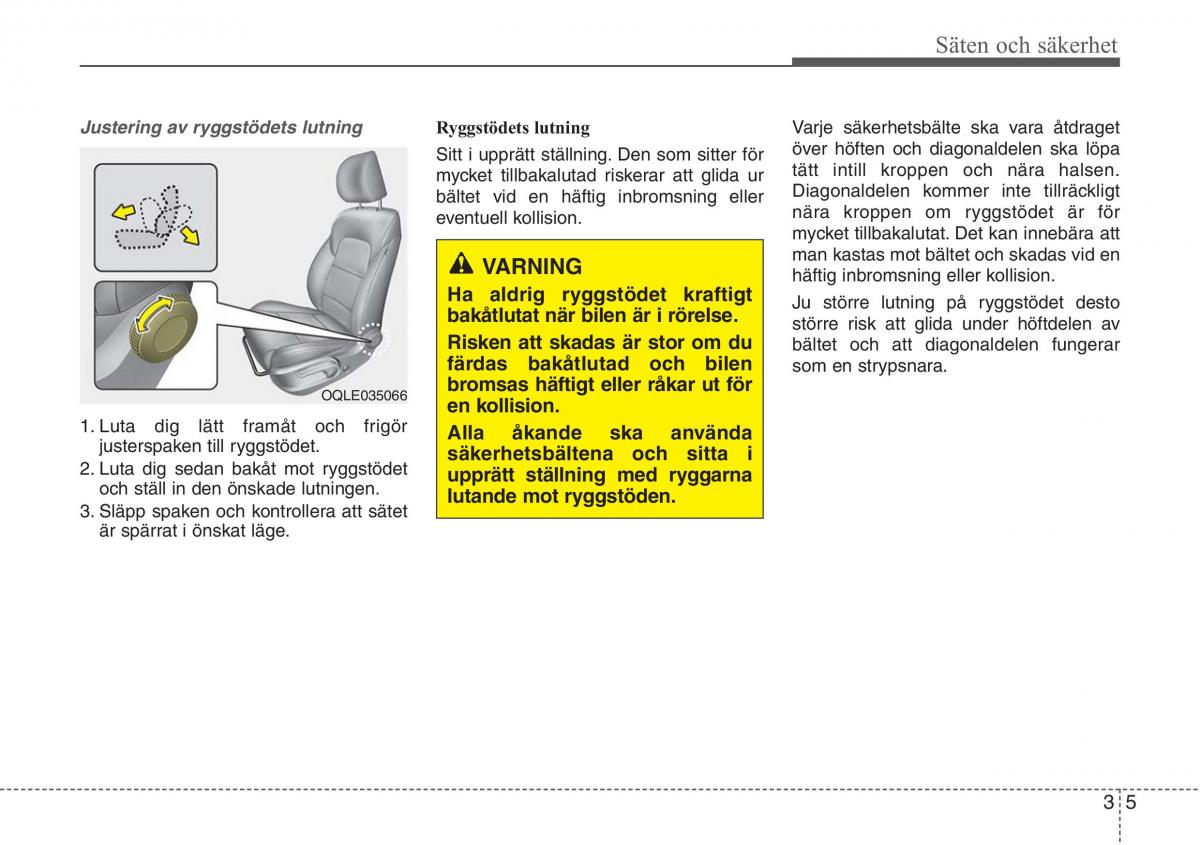 KIA Sportage IV instruktionsbok / page 33