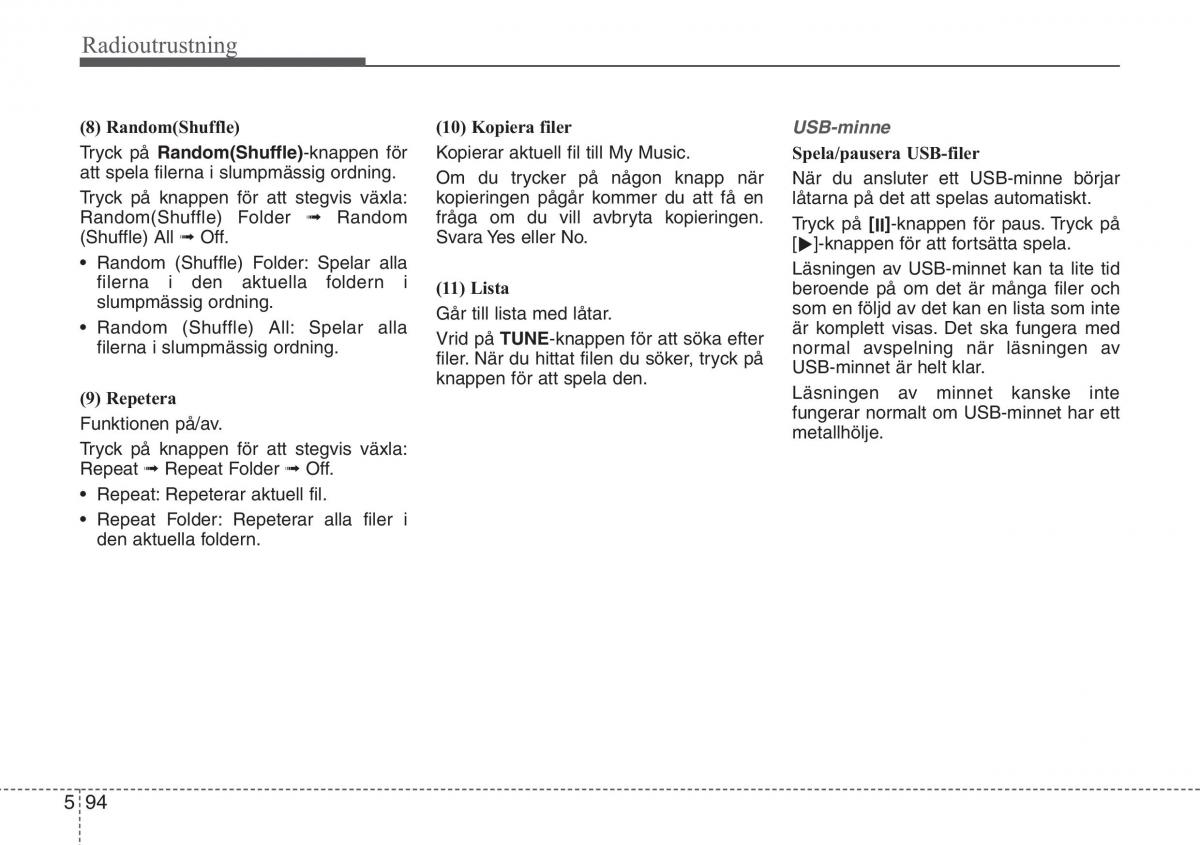 KIA Sportage IV instruktionsbok / page 359