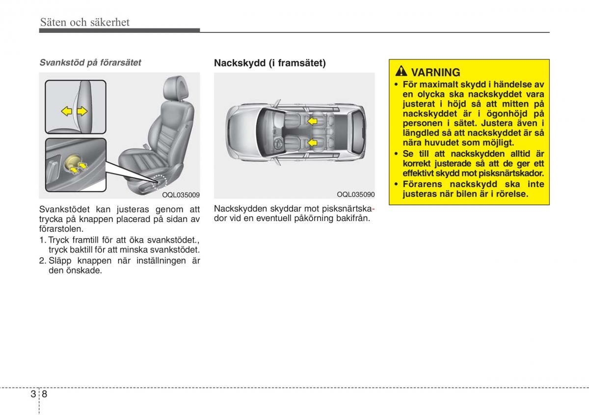 KIA Sportage IV instruktionsbok / page 36