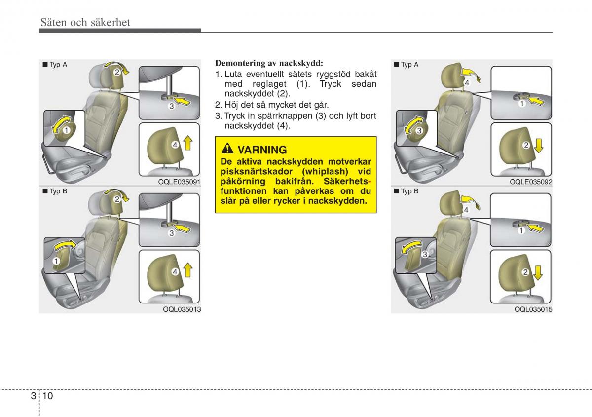 KIA Sportage IV instruktionsbok / page 38