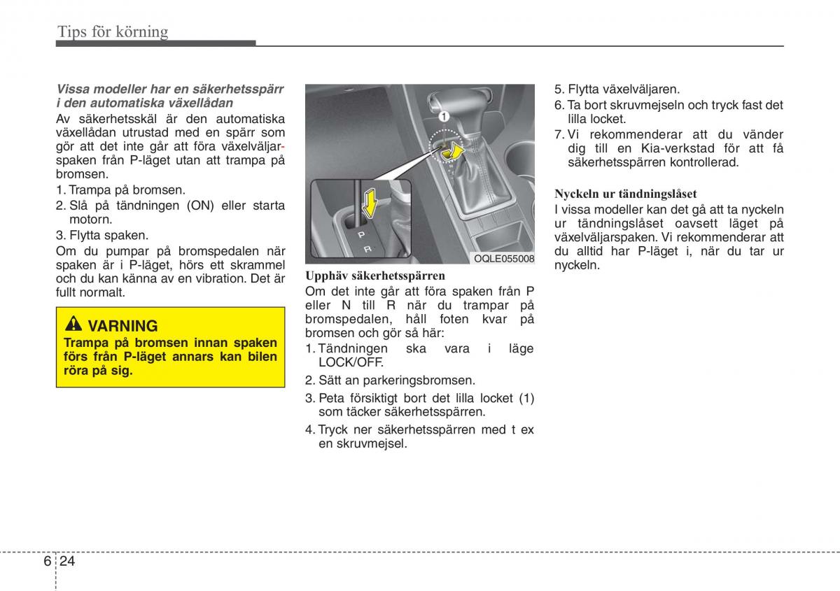 KIA Sportage IV instruktionsbok / page 436