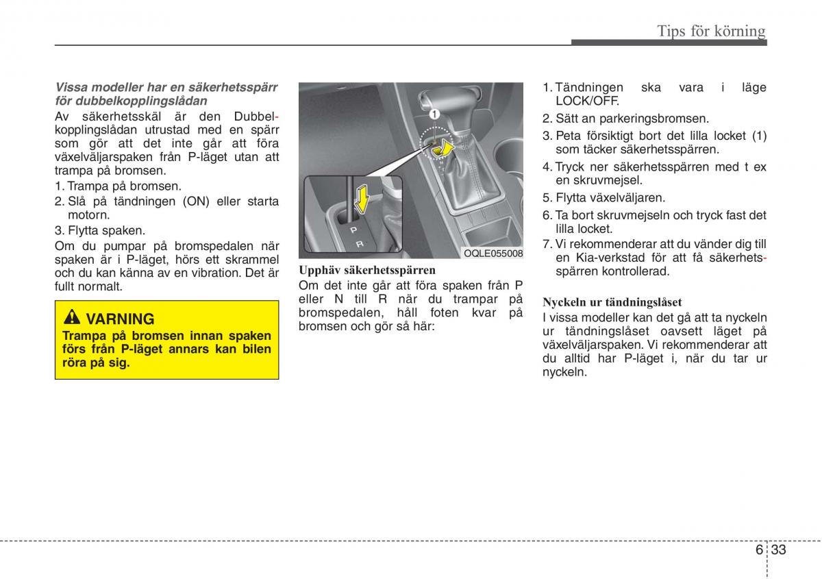 KIA Sportage IV instruktionsbok / page 445