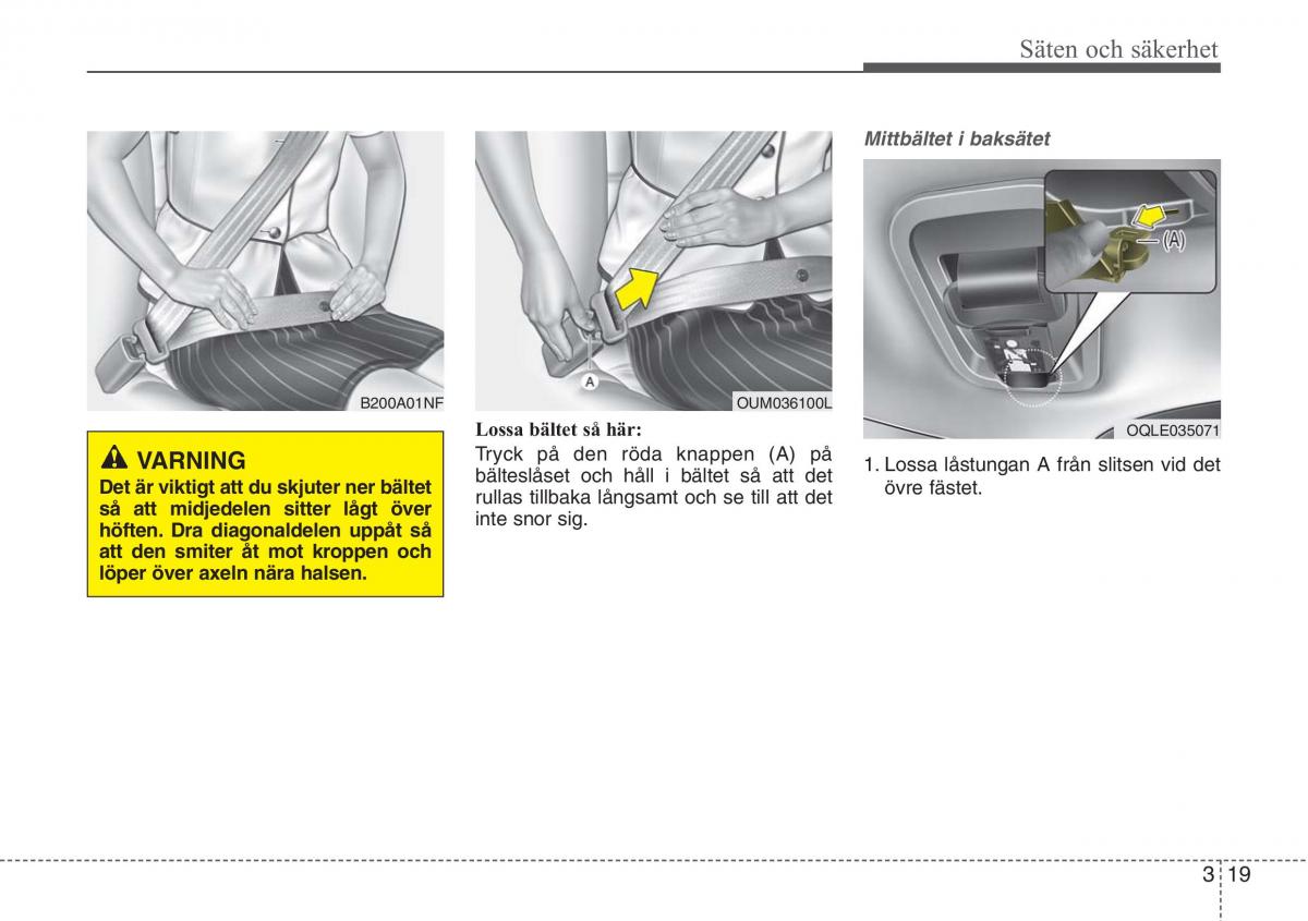 KIA Sportage IV instruktionsbok / page 47