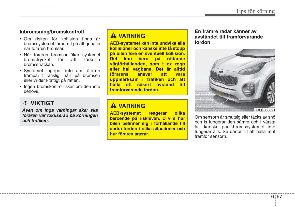 KIA Sportage IV instruktionsbok / page 479