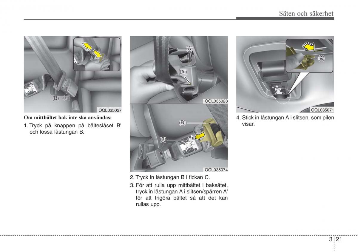 KIA Sportage IV instruktionsbok / page 49