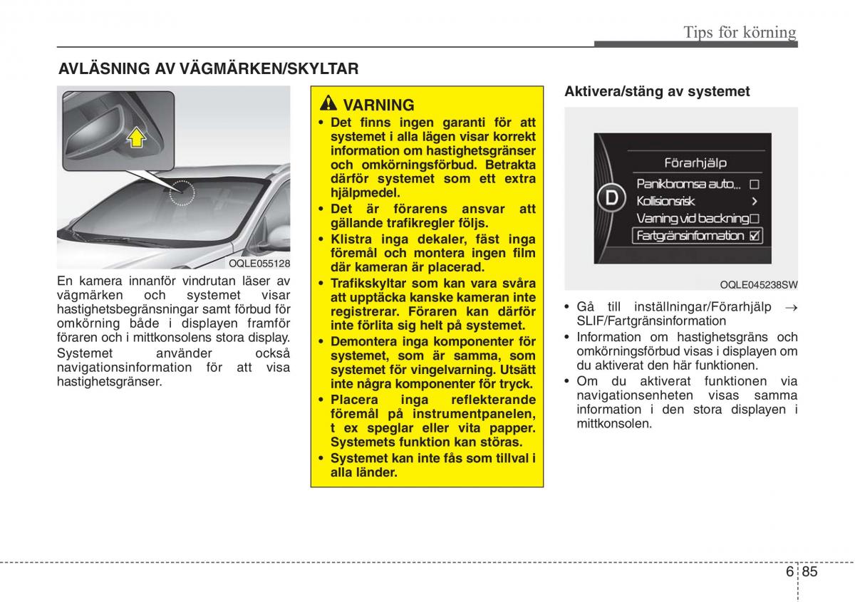 KIA Sportage IV instruktionsbok / page 497