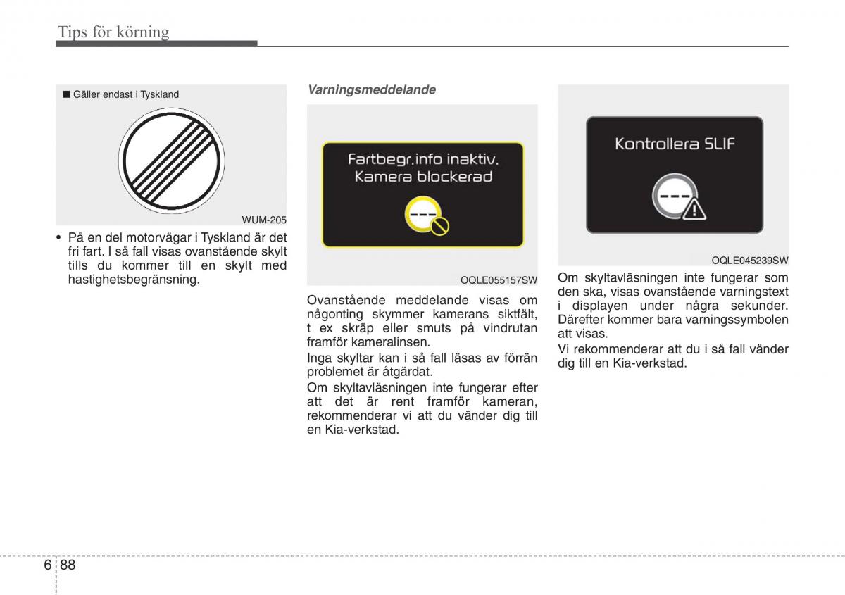 KIA Sportage IV instruktionsbok / page 500