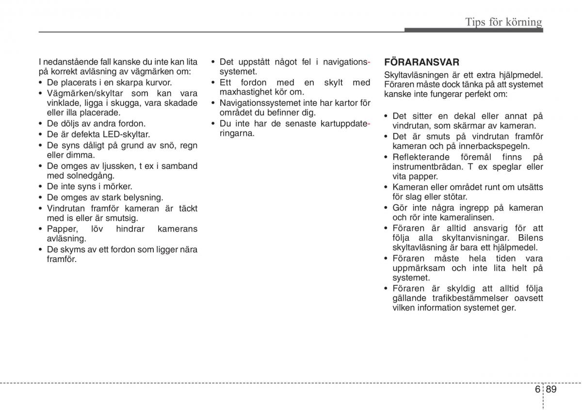 KIA Sportage IV instruktionsbok / page 501