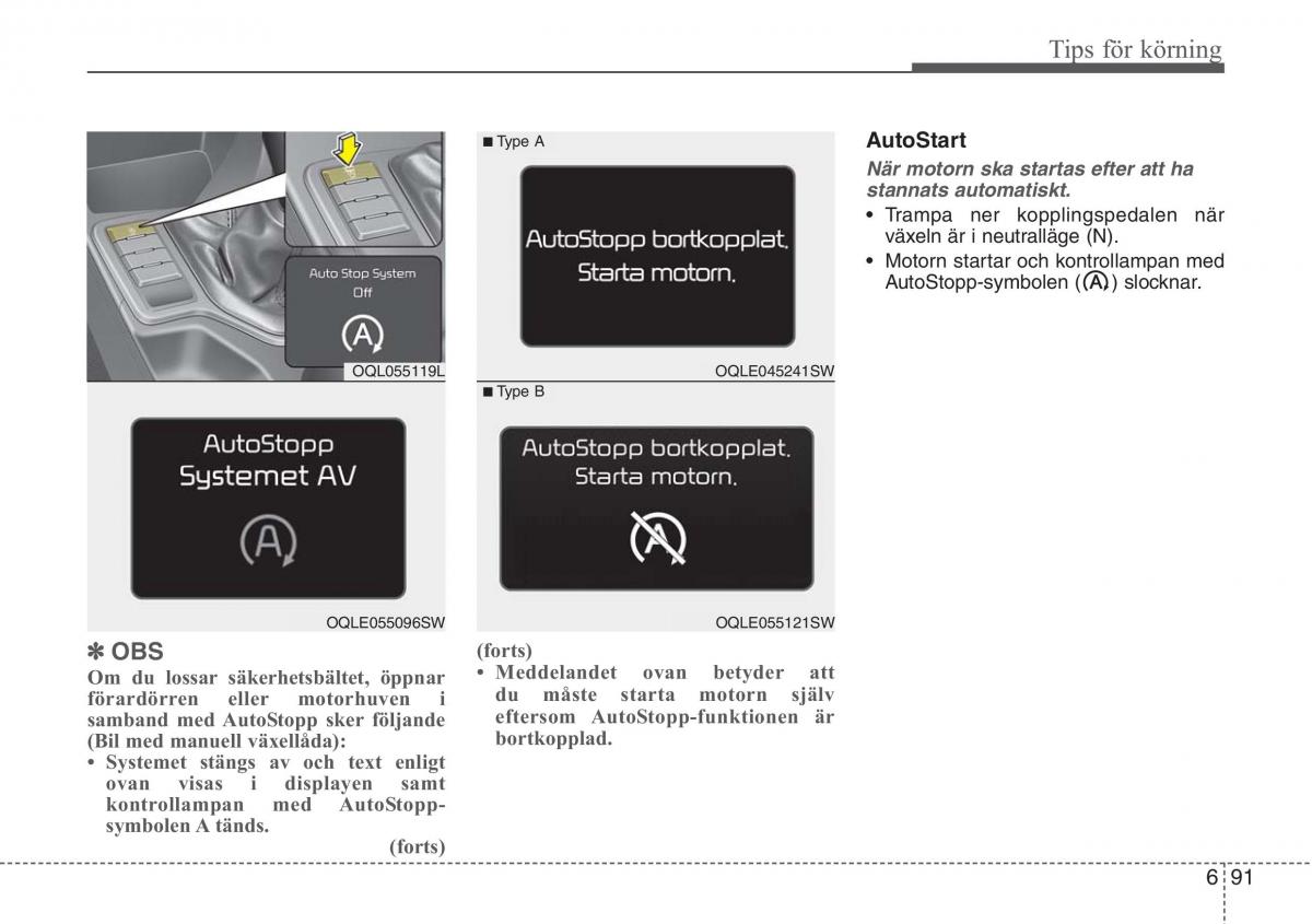 KIA Sportage IV instruktionsbok / page 503