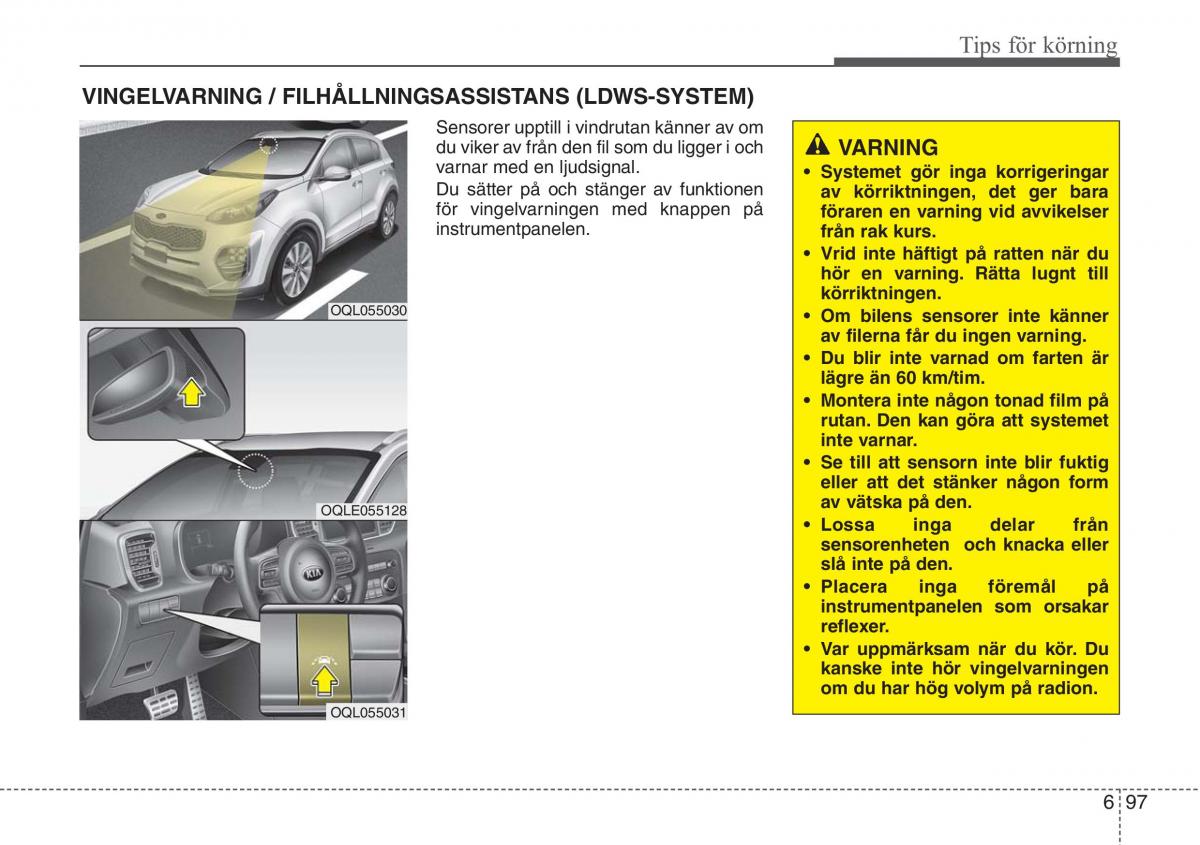 KIA Sportage IV instruktionsbok / page 509