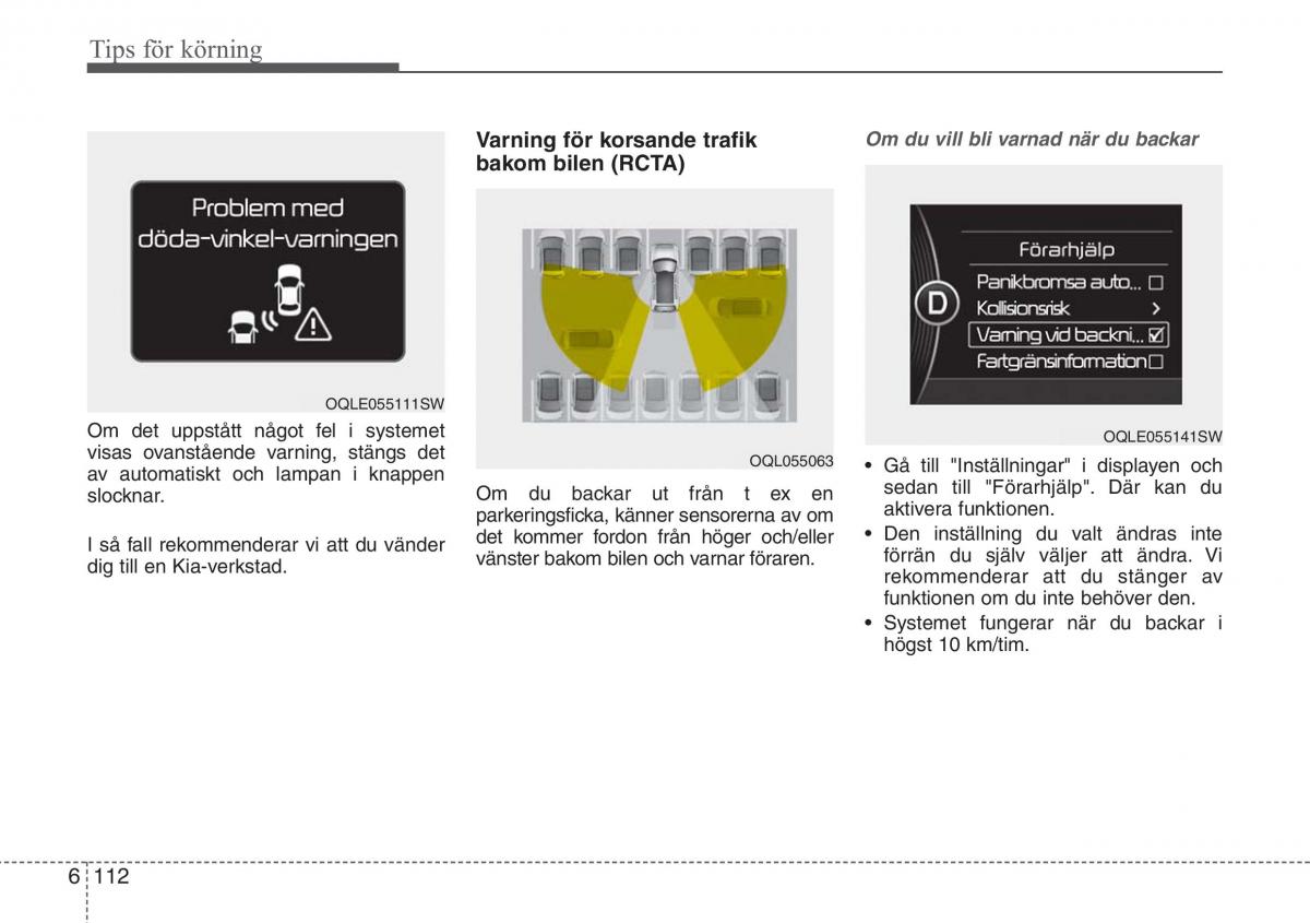 KIA Sportage IV instruktionsbok / page 524