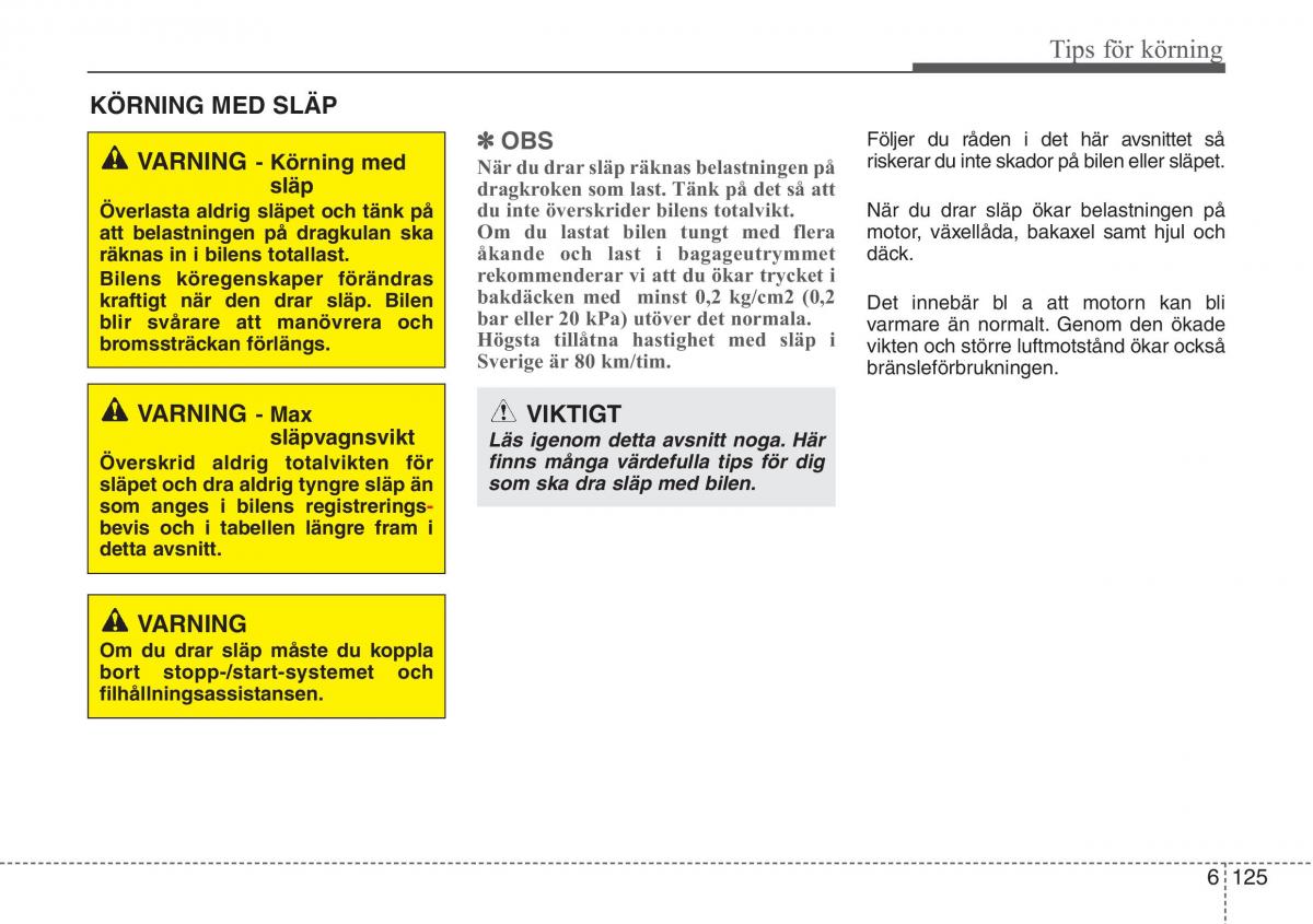 KIA Sportage IV instruktionsbok / page 537