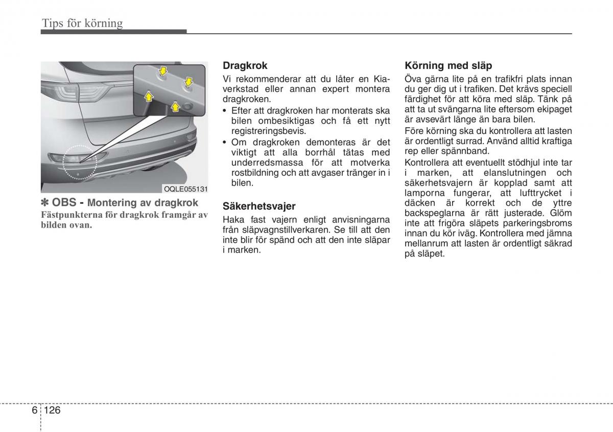 KIA Sportage IV instruktionsbok / page 538