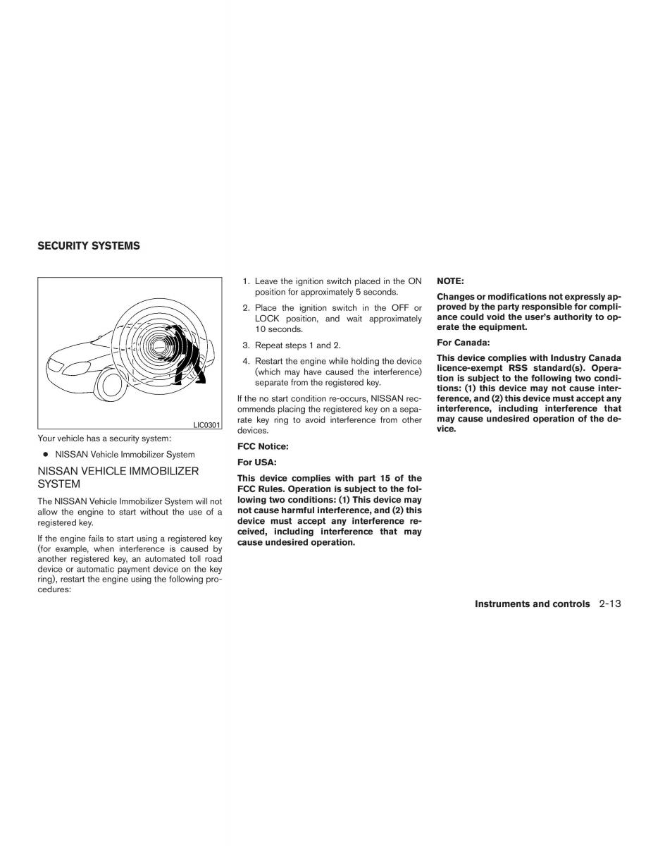 Nissan Micra K13 FL owners manual / page 86