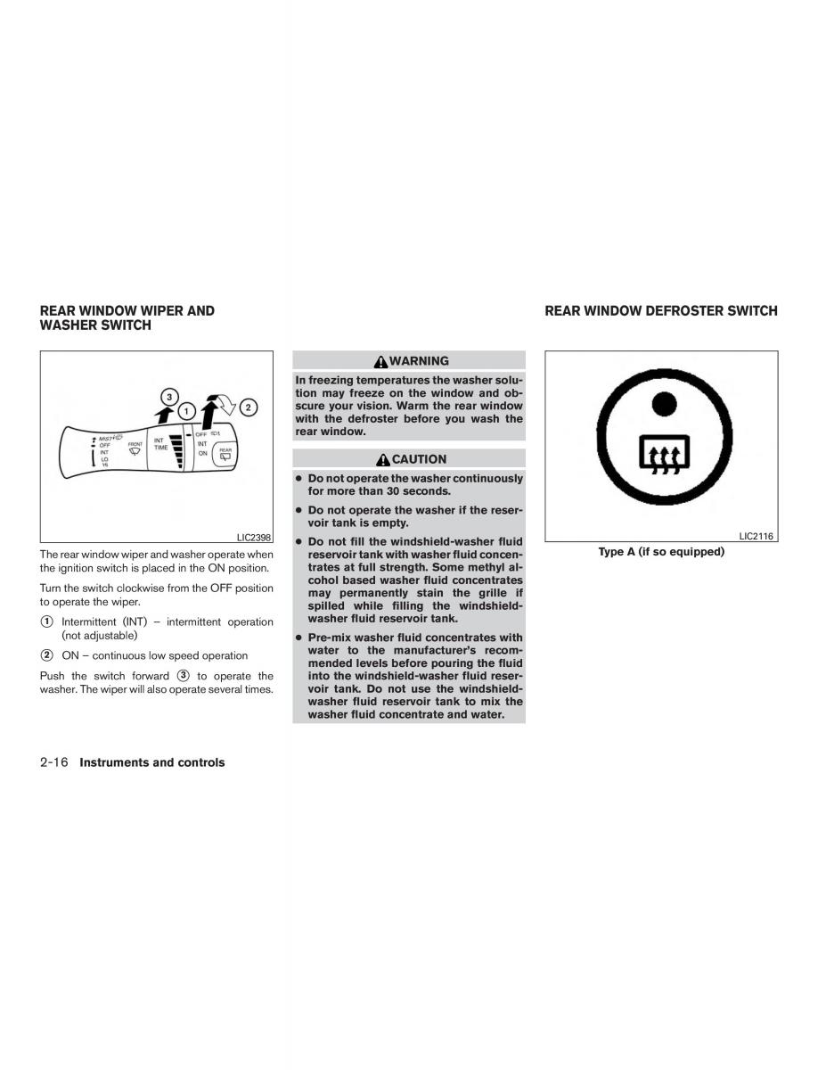 Nissan Micra K13 FL owners manual / page 89