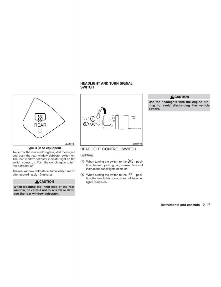 Nissan Micra K13 FL owners manual / page 90