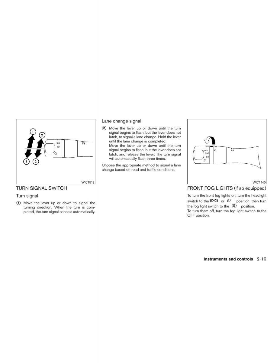 Nissan Micra K13 FL owners manual / page 92