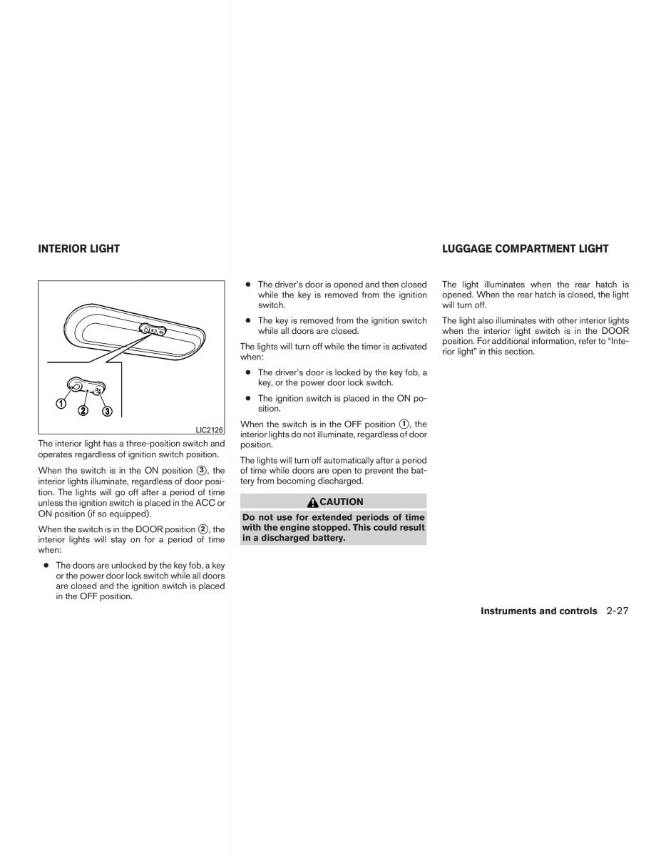 Nissan Micra K13 FL owners manual / page 100