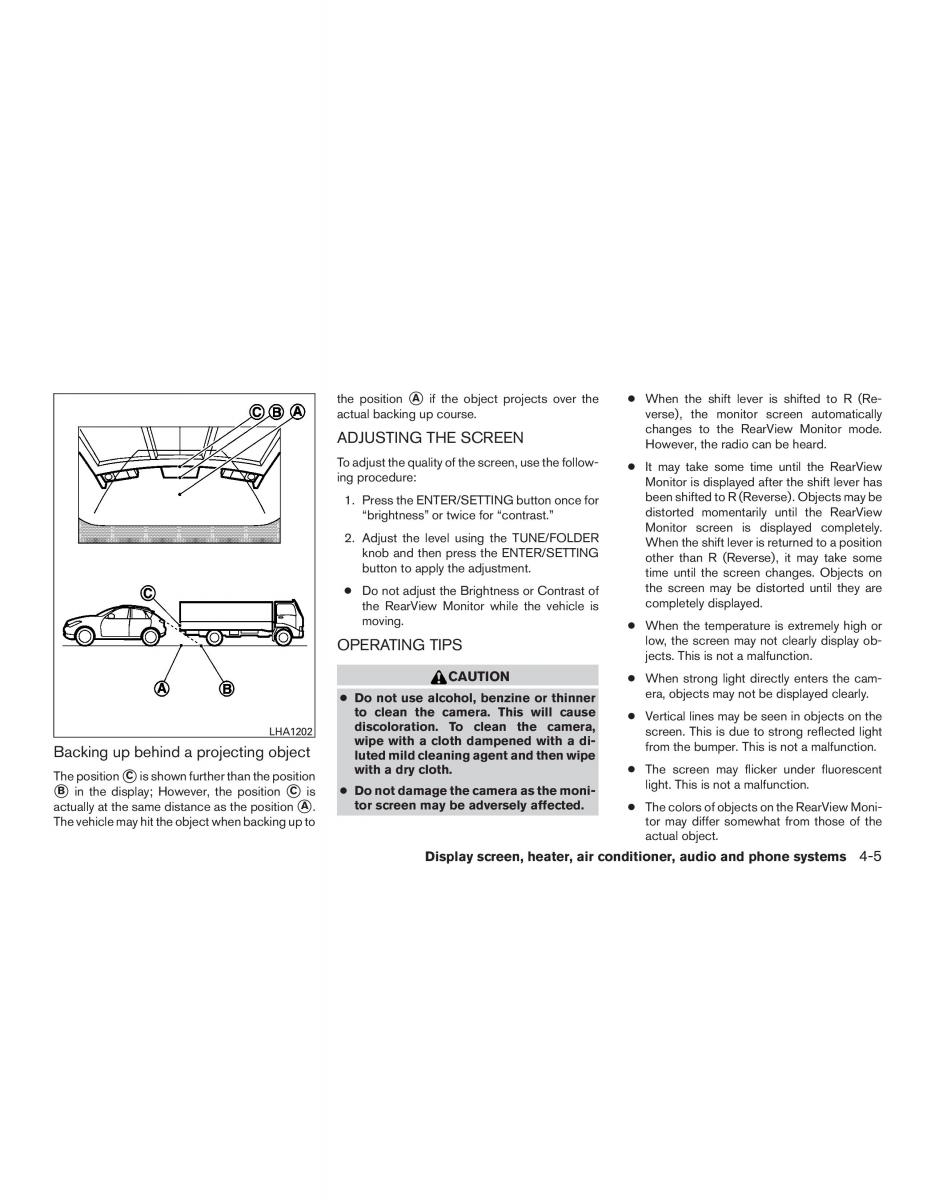 Nissan Micra K13 FL owners manual / page 122