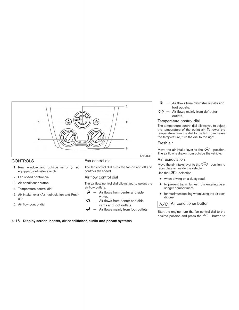 Nissan Micra K13 FL owners manual / page 133