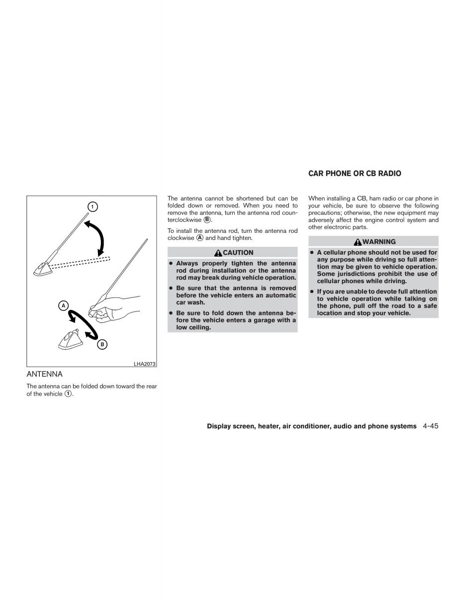 Nissan Micra K13 FL owners manual / page 162